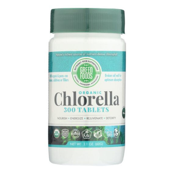 Green Foods Organic Chlorella, 200 Mg, 300 Tablets