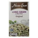 Near East Rice Pilaf Mix, Long Grain And Wild Rice, Case Of 12, 6 Oz.