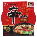 Nong Shim Noodle Soup Bowl, Shin, Case Of 12, 3.03 Oz.