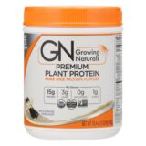 Growing Naturals Organic Raw Rice Protein, Vanilla Blast, 16.4 Oz