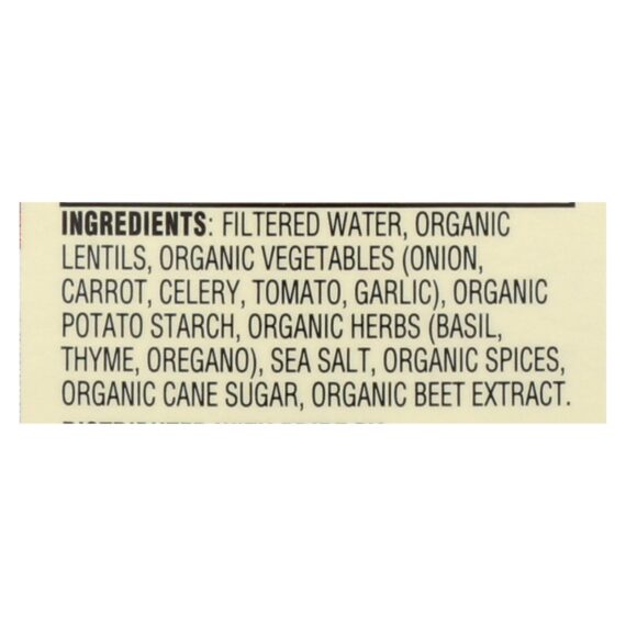 Dr. Mcdougall's Organic French Lentil Lower Sodium Soup, Case Of 6, 17.6 Oz. - Image 3