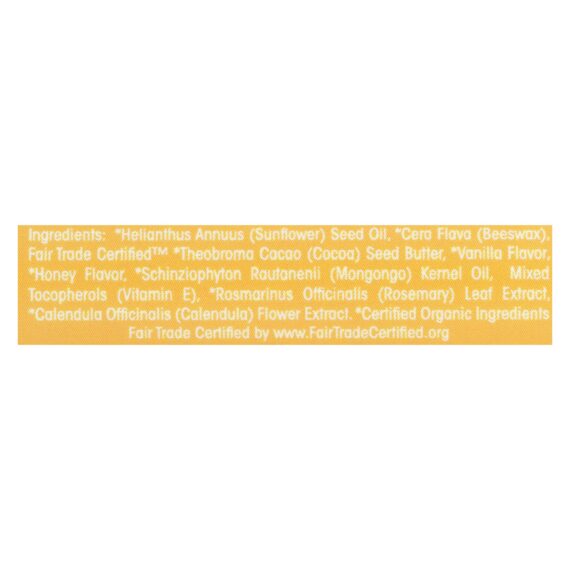 Mongo Kiss Display Center, Lip Balm, Organic, Eco Lips, Vanilla Honey, .25 Oz, Case Of 15 - Image 2