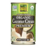 Native Forest Organic Cream Premium, Coconut, Case Of 12, 5.4 Fl Oz.