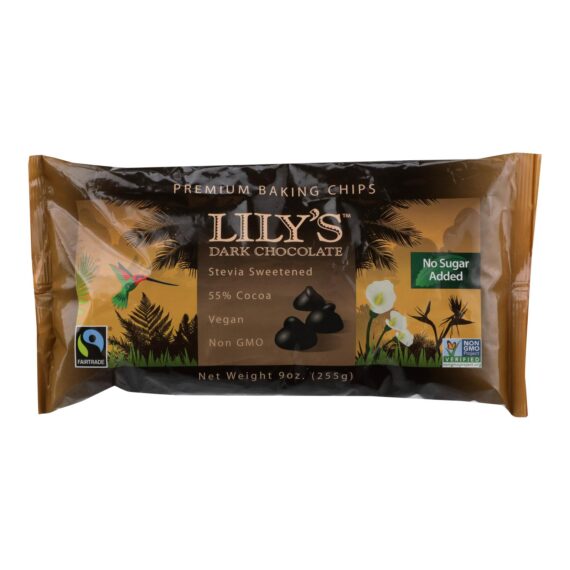 Lily's Sweets Dark Chocolate, Case Of 12, 9 Oz.