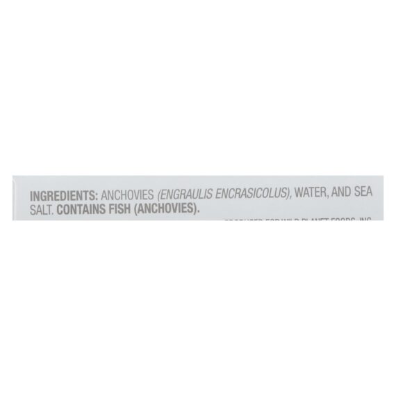 Wild Planet White Anchovies, In Water, Case Of 12, 4.4 Oz - Image 2