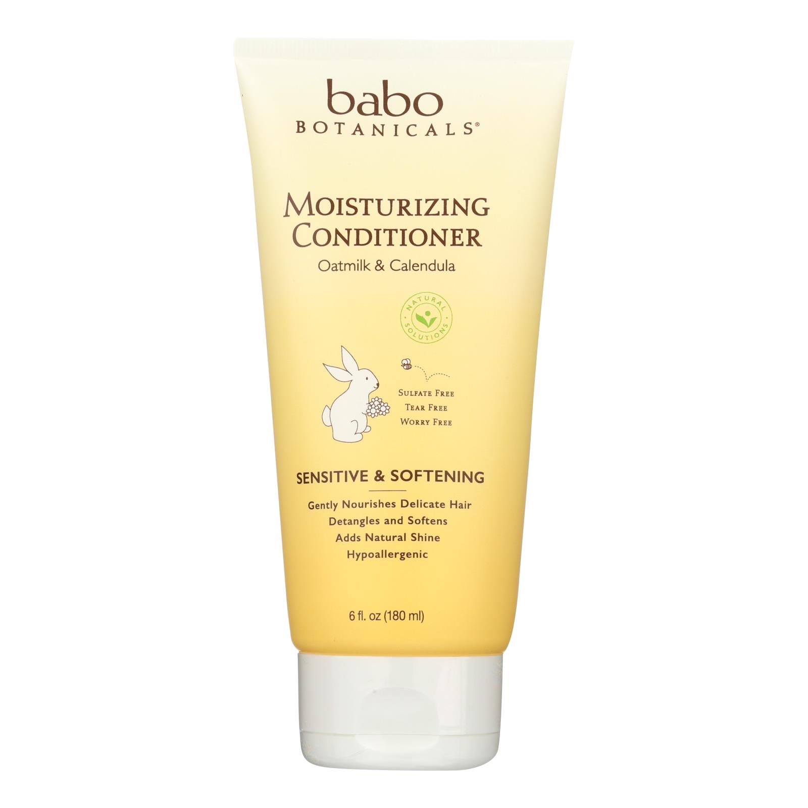 Babo Botanicals, Conditioner, Moisturizing, Oatmilk, 6 Oz