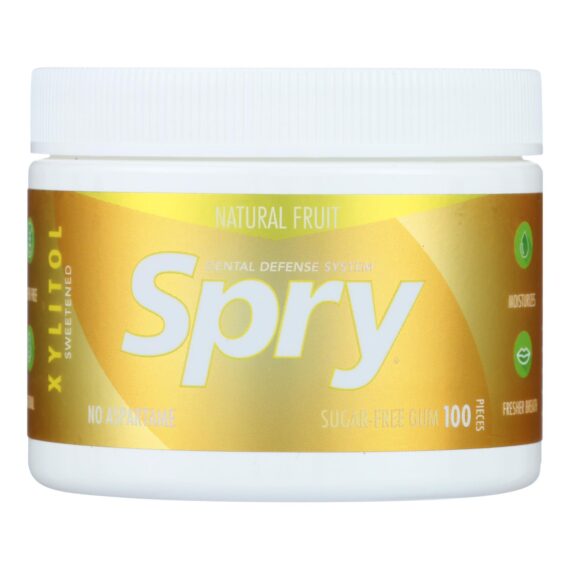 Spry Chewing Gum, Fresh Fruit, 100 Count