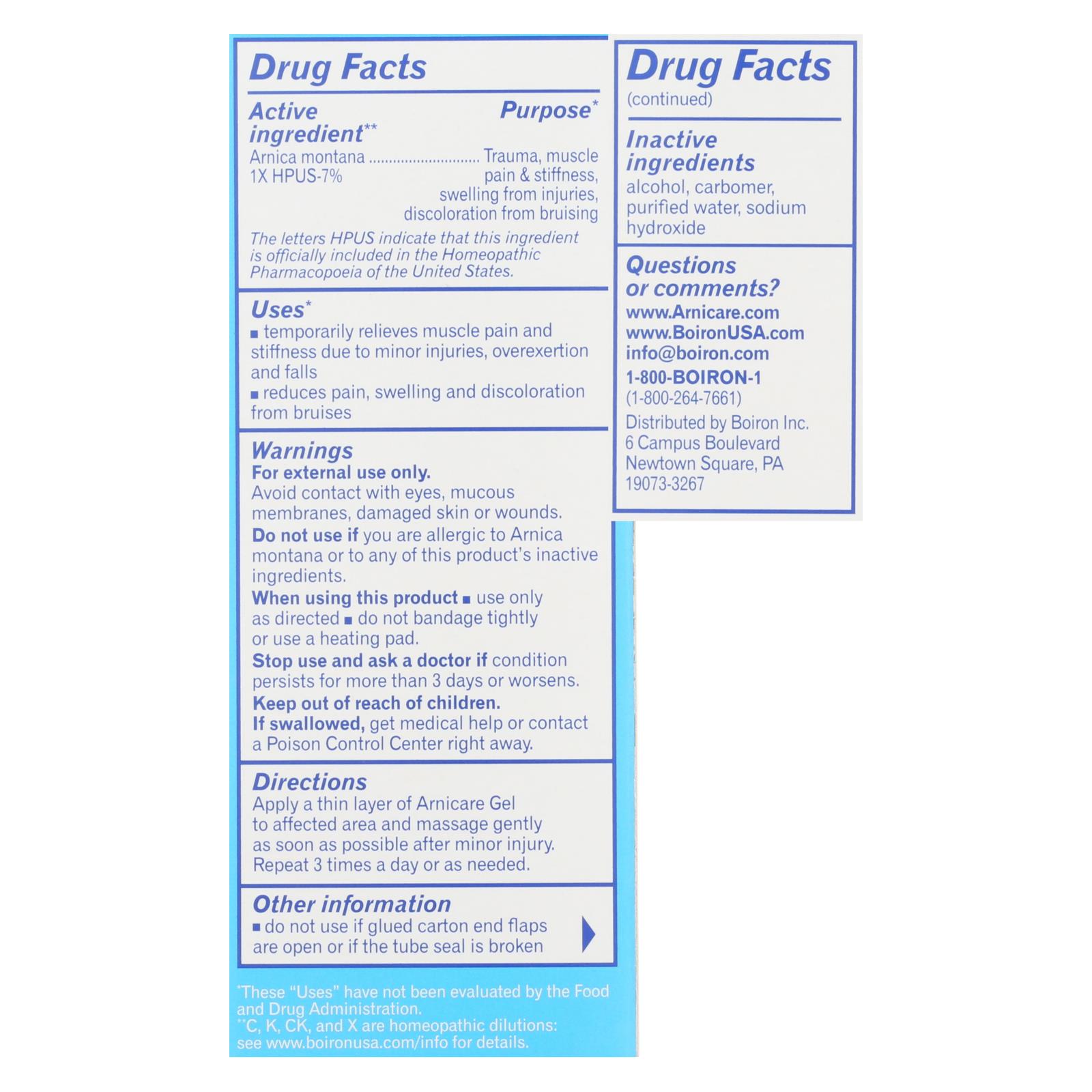 Boiron, Arnicare Gel, Value Size, 4.1 Oz - Image 3