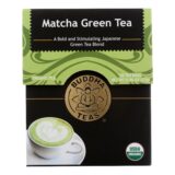 Buddha Teas,tea, Matcha Green, Case Of 6, 18 Bag