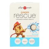 Ginger People Ginger Rescue, Strong, 24 Chewable Tablets, Case Of 10