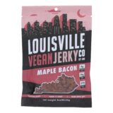Louisville Vegan Jerky Jerky, Vegan, Maple Bacon, Case Of 10, 3 Oz