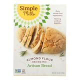 Simple Mills Almond Flour Artisan Bread Mix, Case Of 6, 9.5 Oz.
