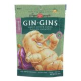 Ginger People, Gin Gins Chewy Ginger Candy, Original, Case Of 12, 3 Oz.