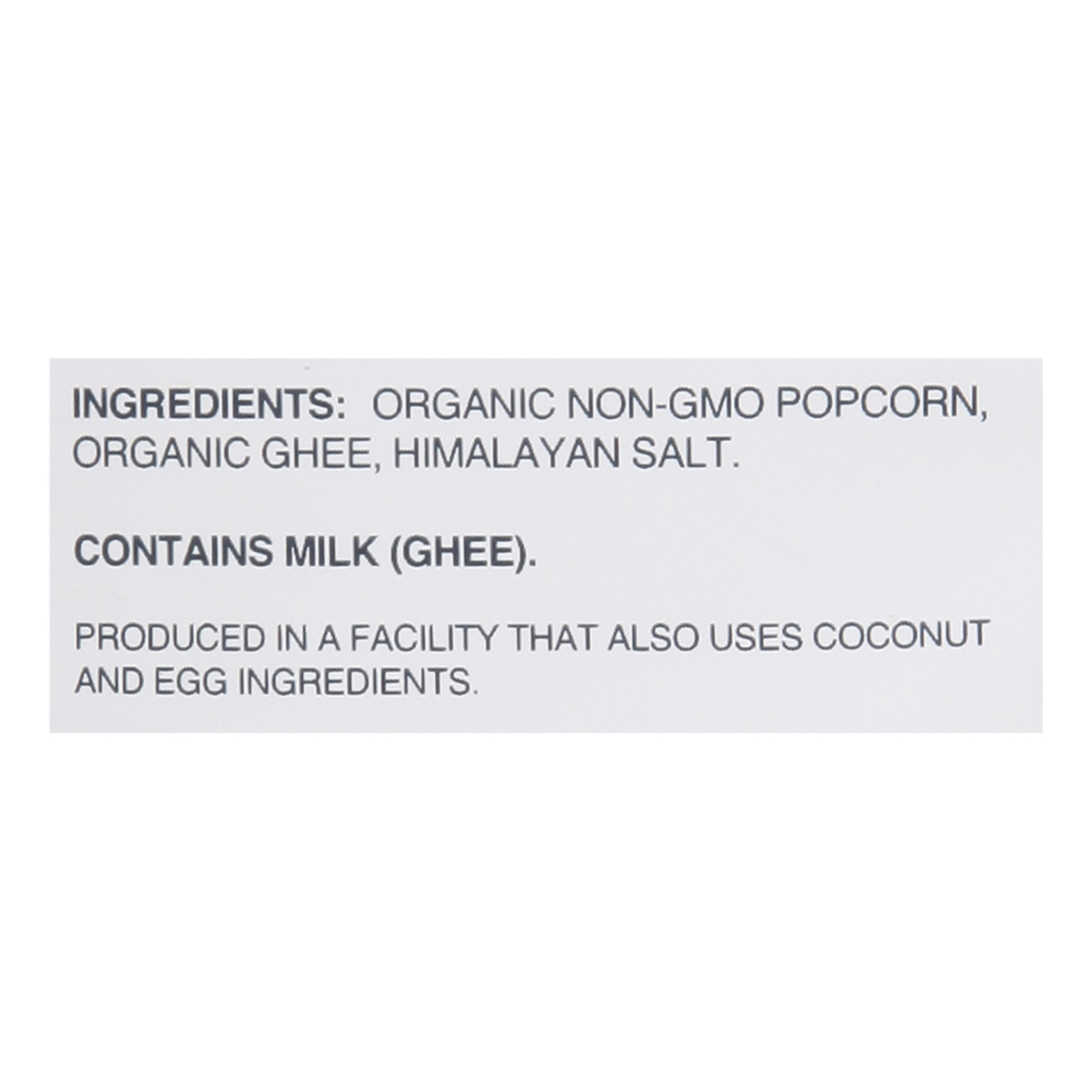 Lesser Evil - Popcorn Oh My Ghee - Case Of 12-4.6 Oz - Image 3