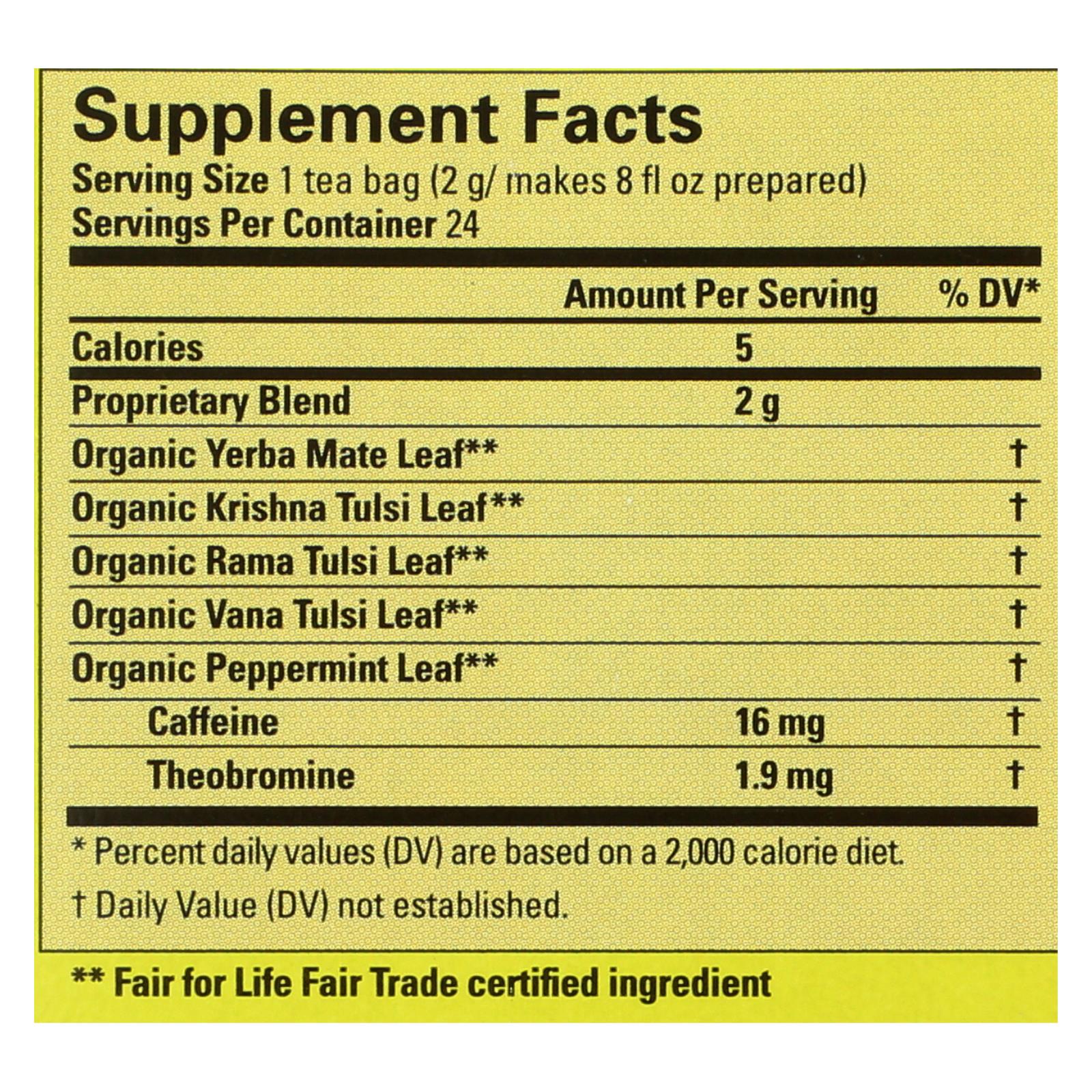 Ecoteas Holy Mate! Tea Bags - Case Of 6 - 24 Bag - Image 2