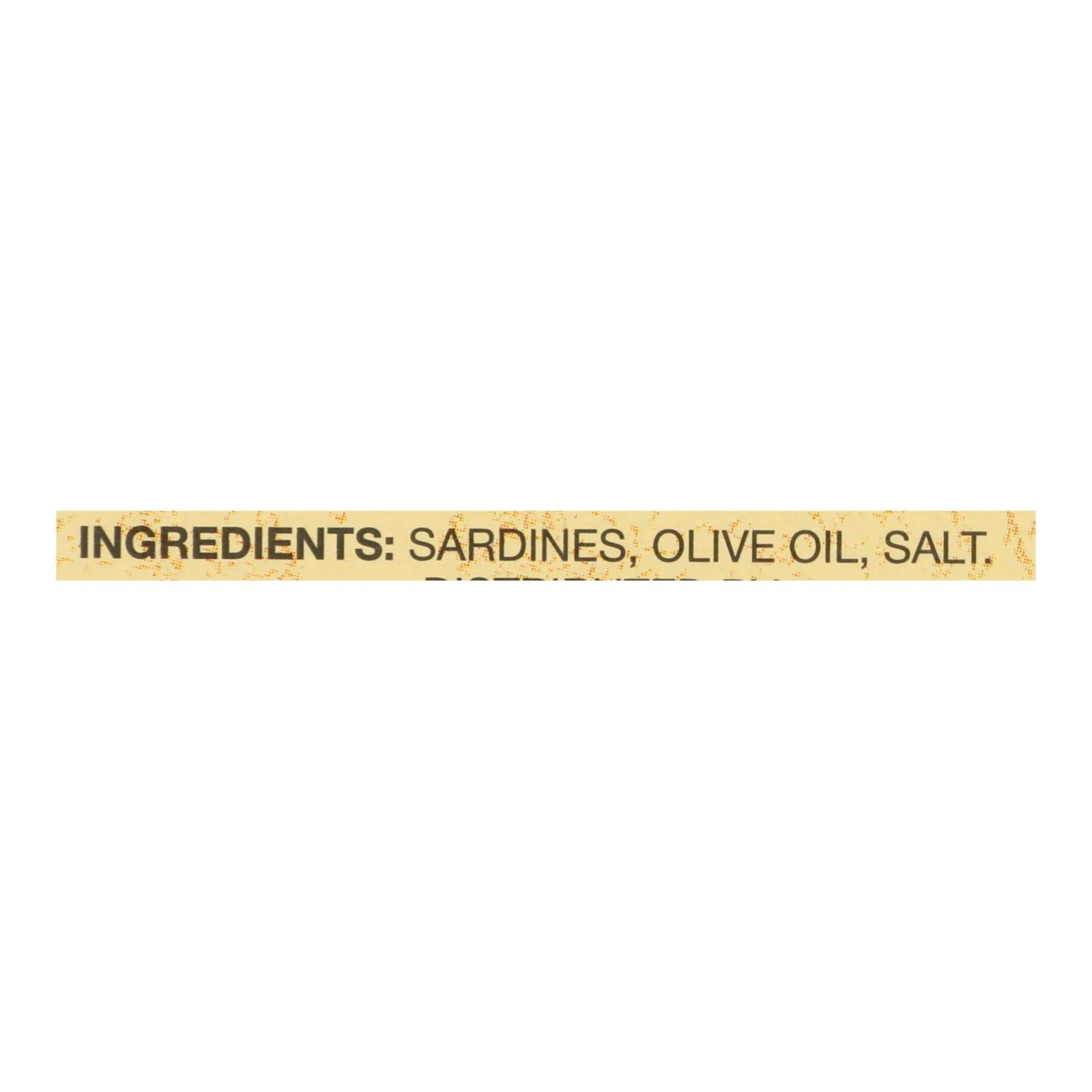 Reese Sardines, Skinless Boneless In Olive Oil, Case Of 10, 3.75 Oz - Image 2