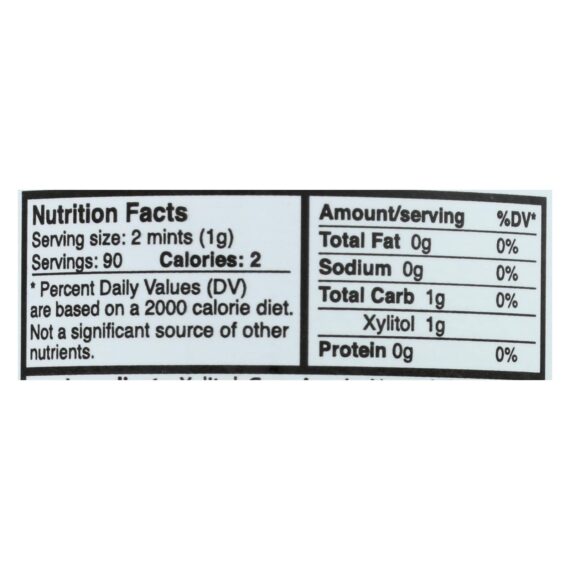 Epic Dental, Xylitol Mints, Peppermint Xylitol Bottle, 180 Ct - Image 3