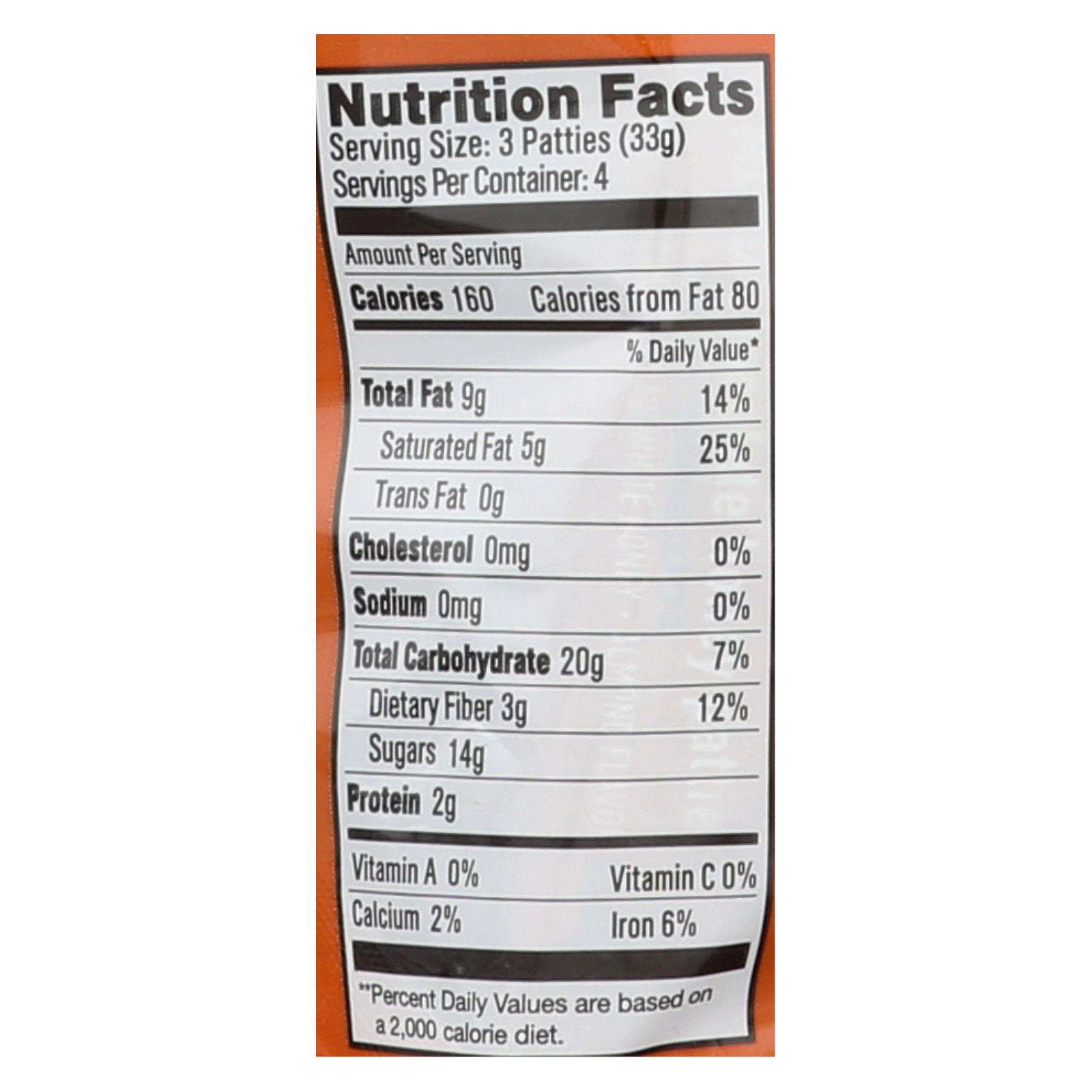 Heavenly Organics Heavenly Organic Honey Pattie, Chocolate, Case Of 6, 4.66 Oz. - Image 2