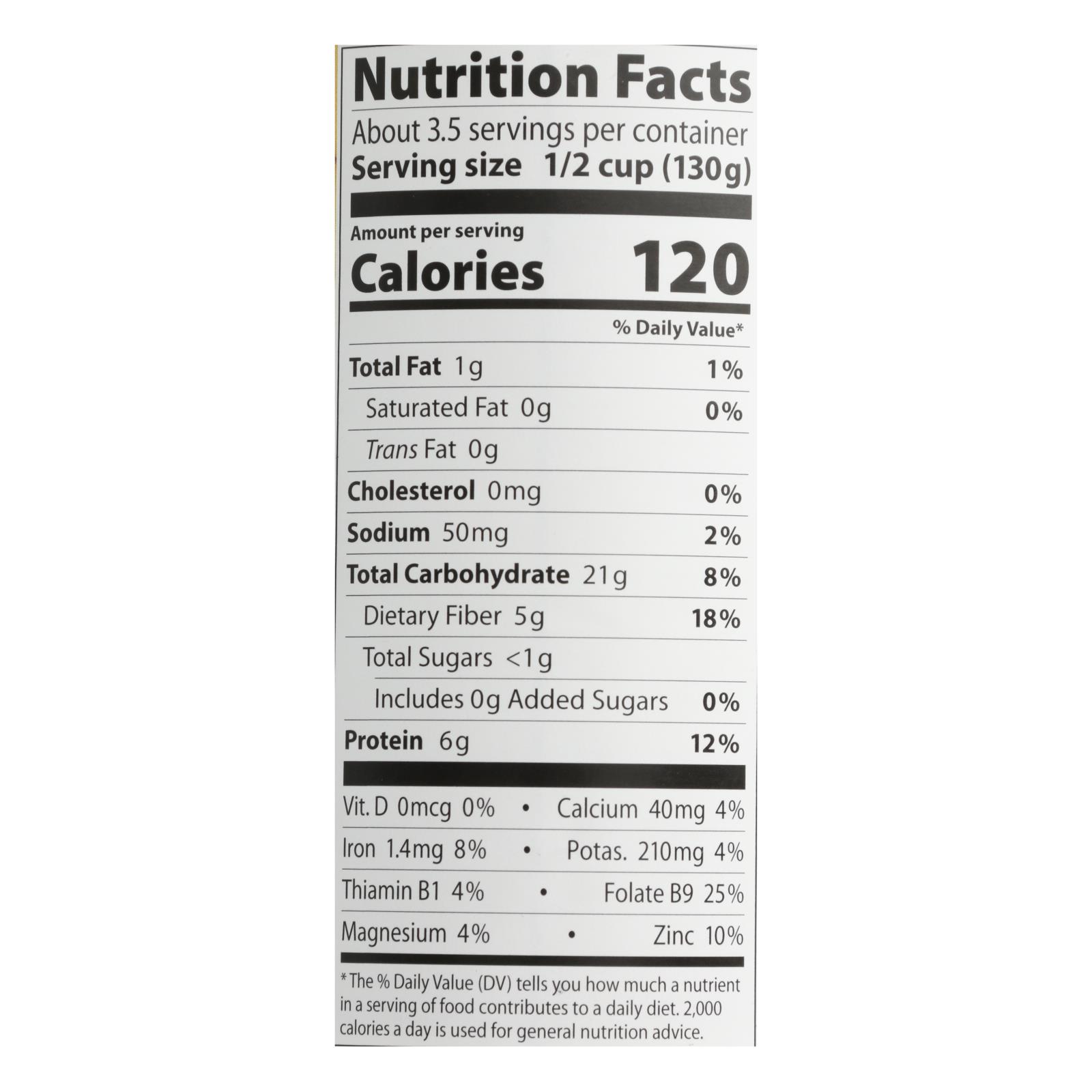 Eden Foods Organic Garbanzo Beans, Case Of 12, 15 Oz. - Image 3