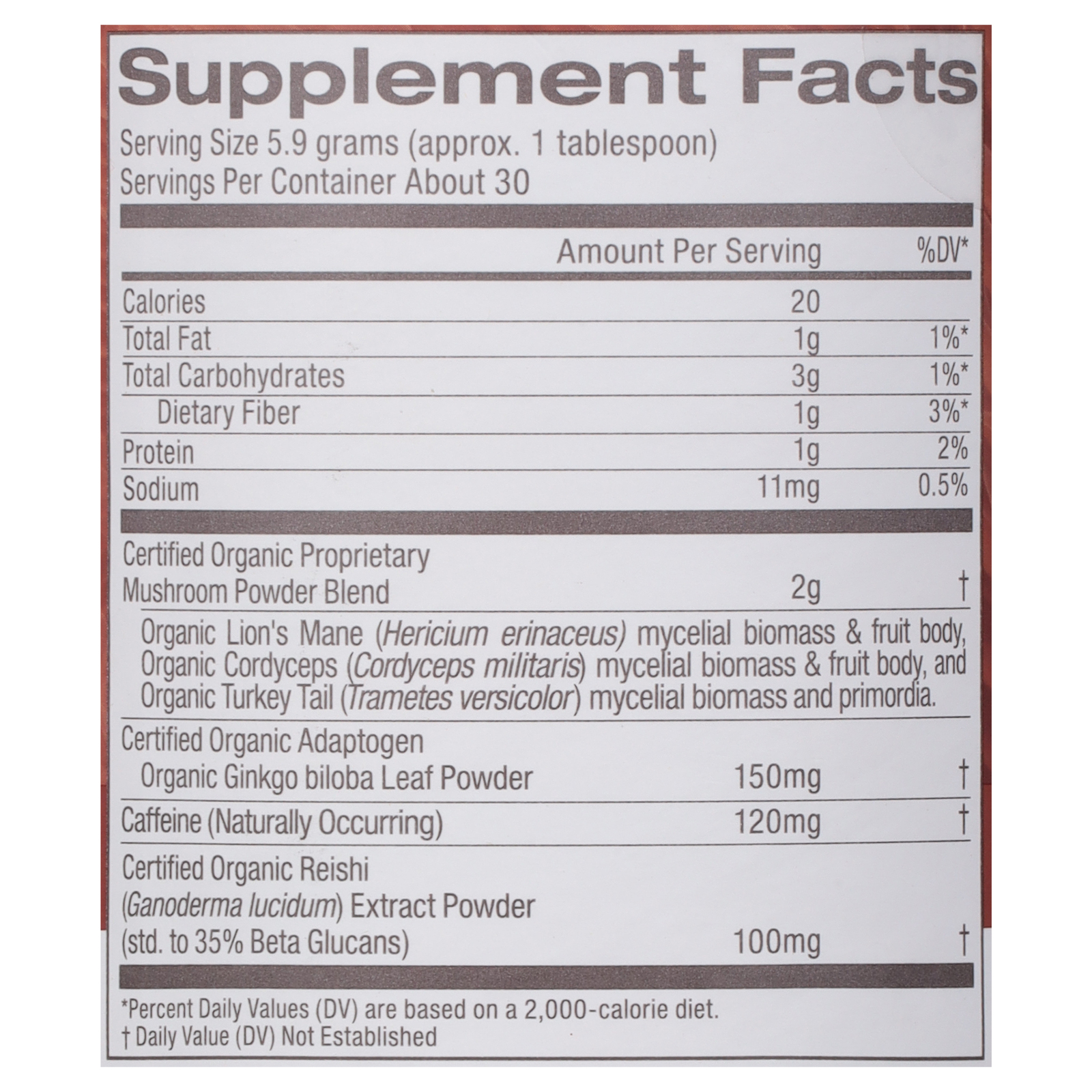 Om - Mushroom Coffee Blend - 1 Each -6.24 Oz - Image 2