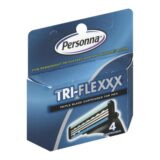 Personna Tri-flexxx Razor System For Men Cartridge Refill, 4 Cartridges