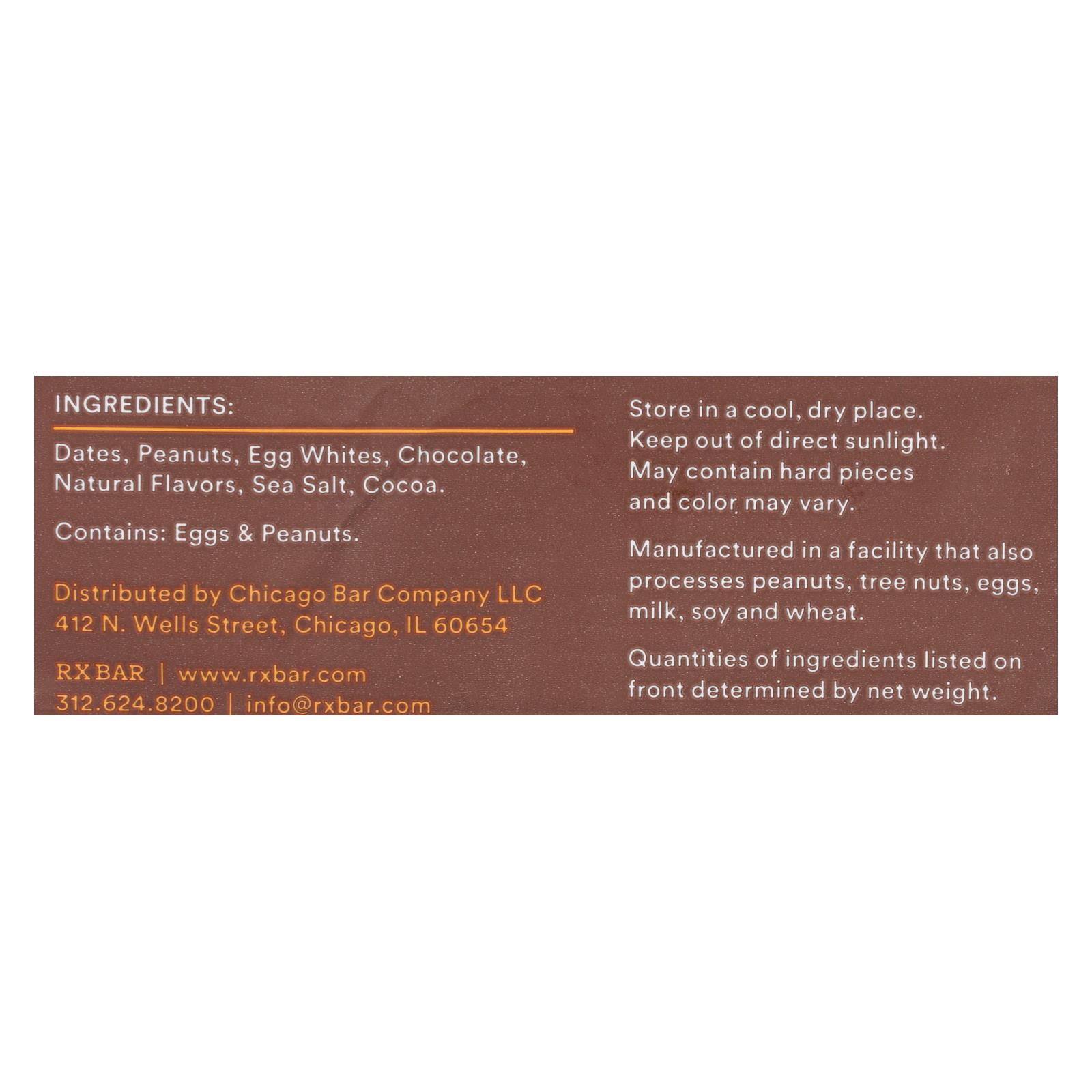 Rxbar, Protein Bar, Chocolate Peanut Butter, Case Of 12, 1.83 Oz. - Image 2