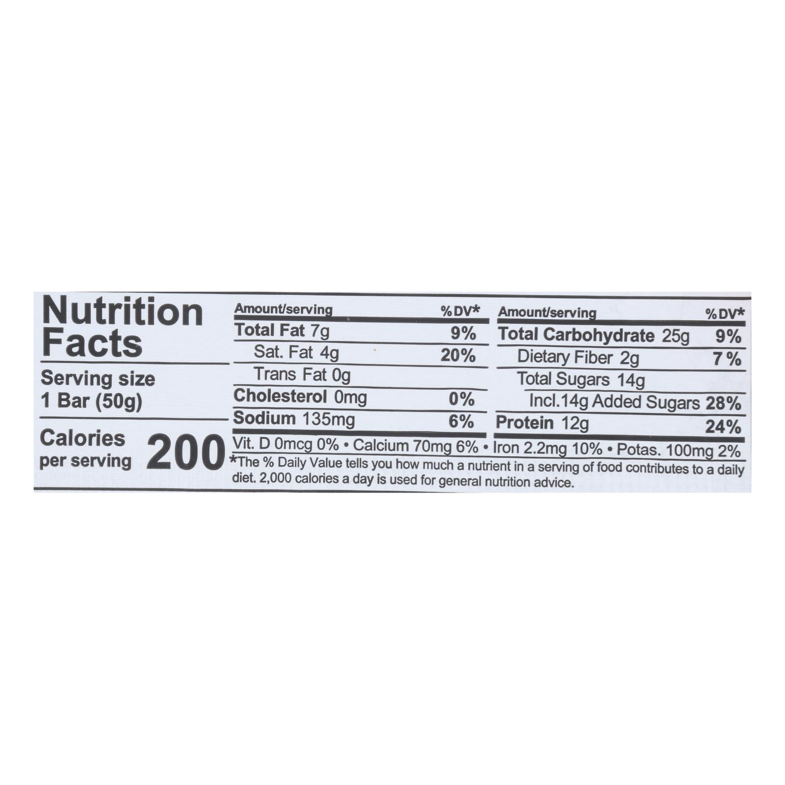 Nugo Nutrition Bar, Dark, Chocolate Chocolate Chip, 50 G, Case Of 12 - Image 3