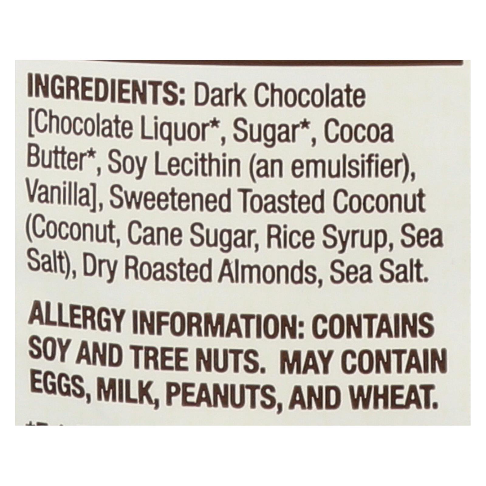 Bark Thins Snacking Chocolate, Dark Chocolate Toasted Coconut With Almonds, Case Of 12, 4.7 Oz. - Image 2
