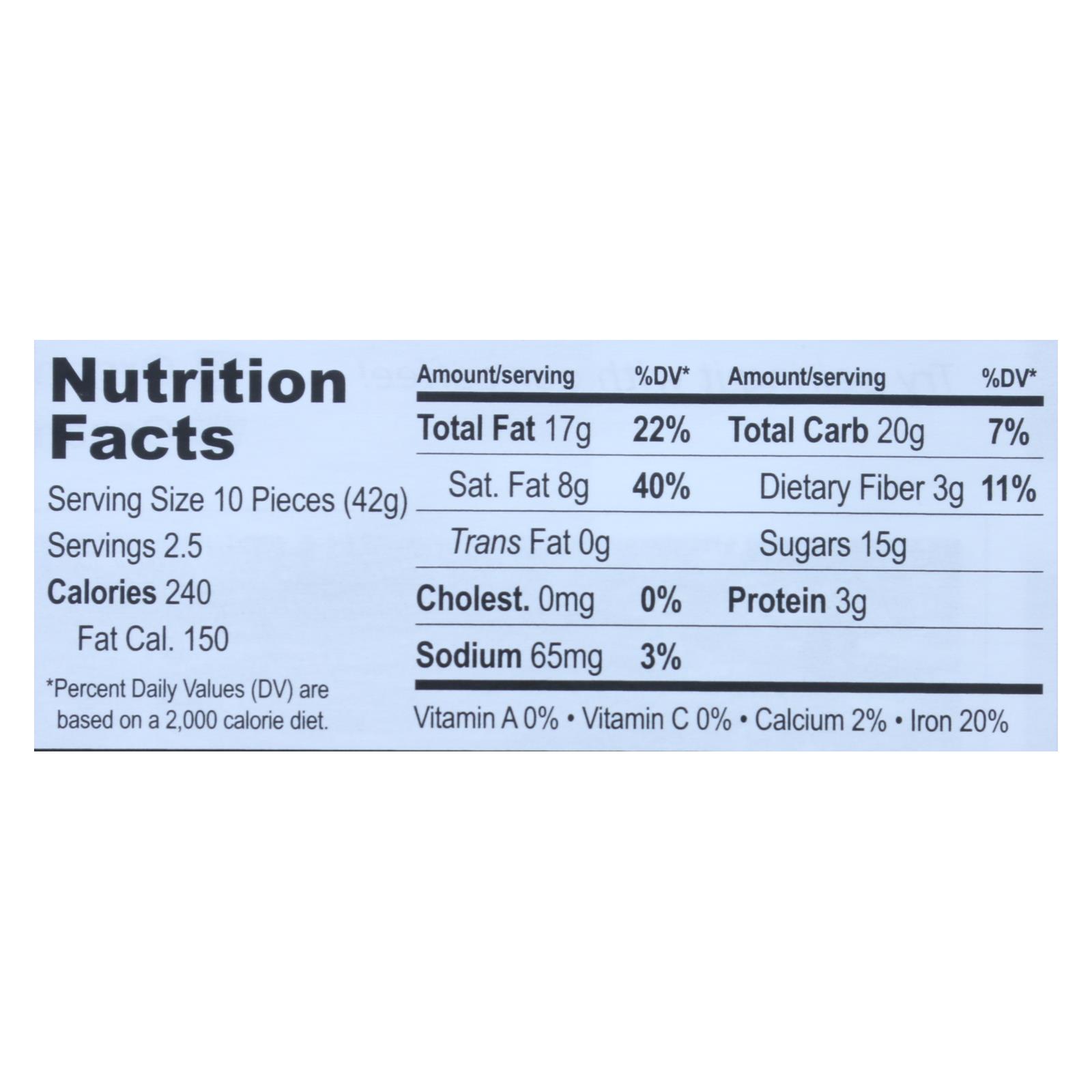 Equal Exchange - Bar Dark Chocolate Almond Sea Salt - Case Of 10 - 3.5 Oz - Image 3