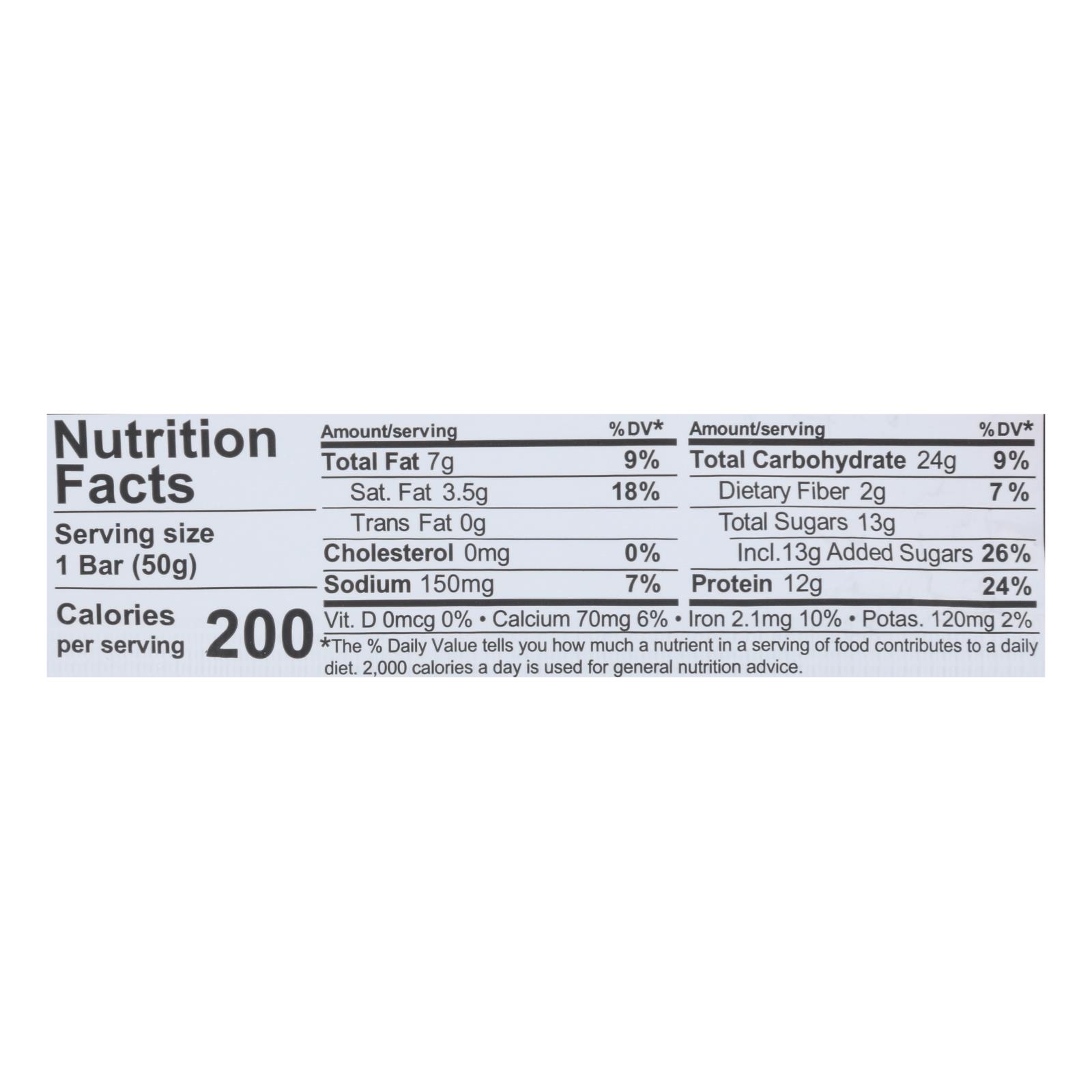 Nugo Nutrition Bar, Dark, Peanut Butter Cup, 1.76 Oz, Case Of 12 - Image 3