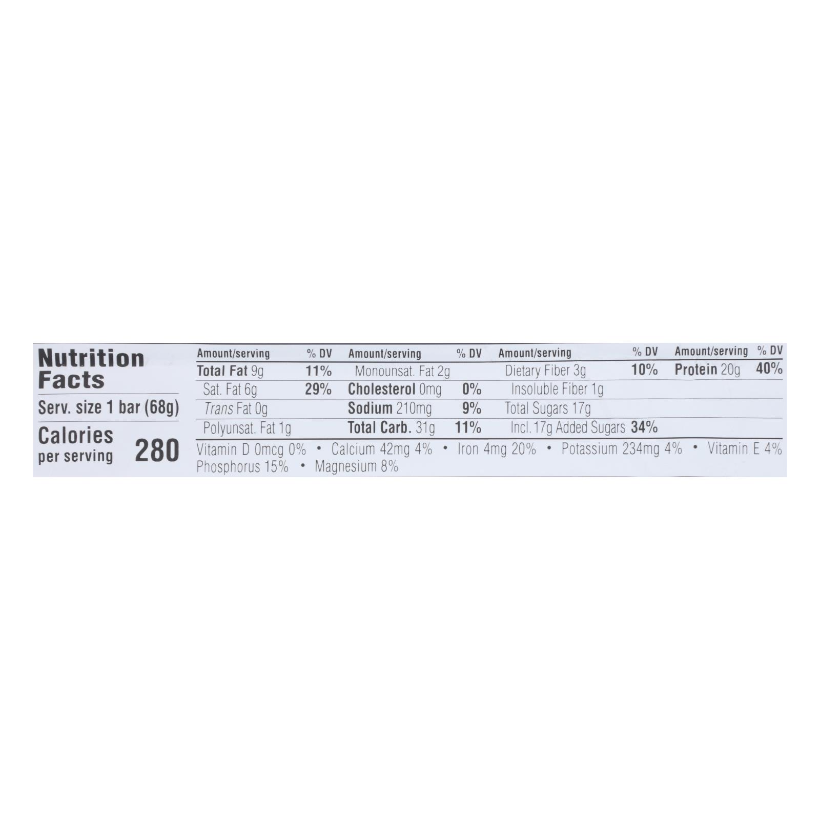 Clif Bar Builder Bar, Chocolate, Case Of 12, 2.4 Oz - Image 2