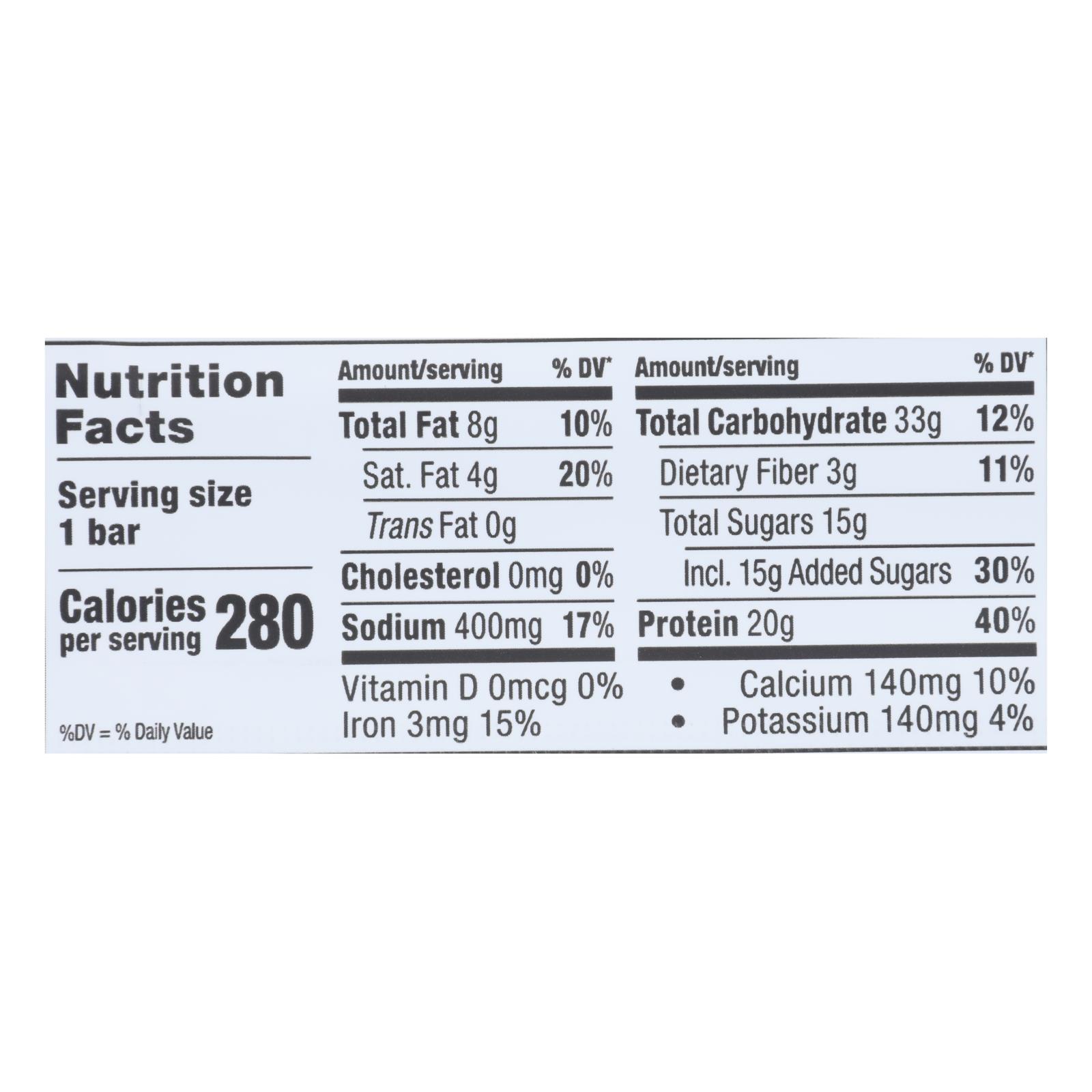 Probar Cookie Dough Core Bar, Case Of 12, 2.46 Oz - Image 2