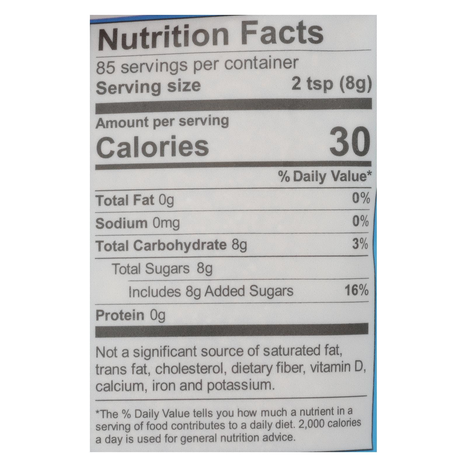 Wholesome Sweeteners Sugar, Organic, Turbinado, Raw Cane, 1.5 Lb, Case Of 12 - Image 3