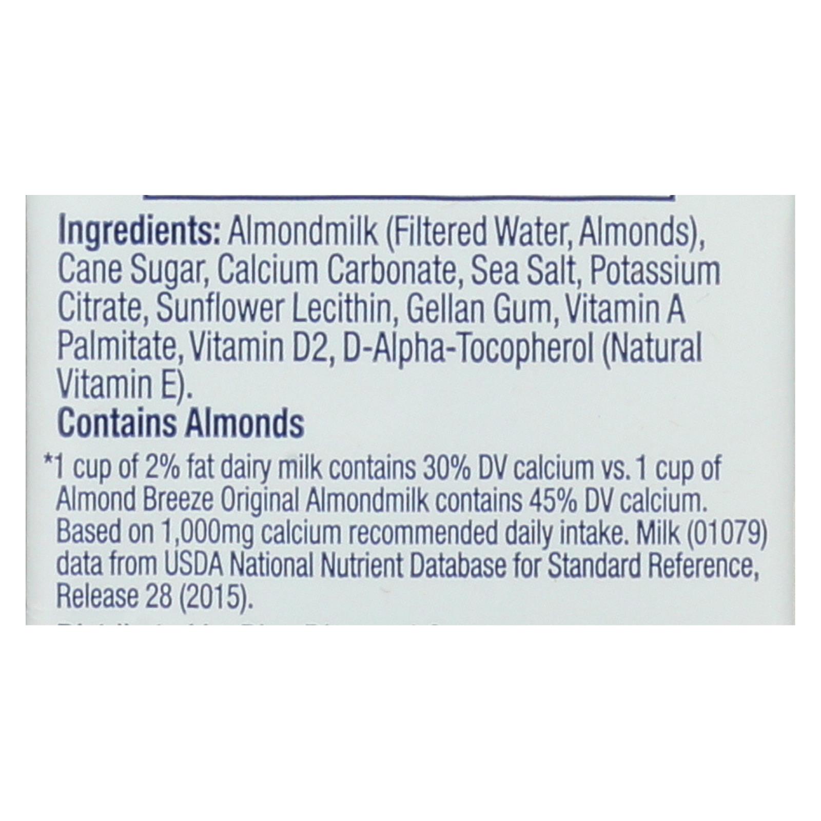 Almond Breeze, Almond Milk, Original, Case Of 12, 32 Fl Oz. - Image 2