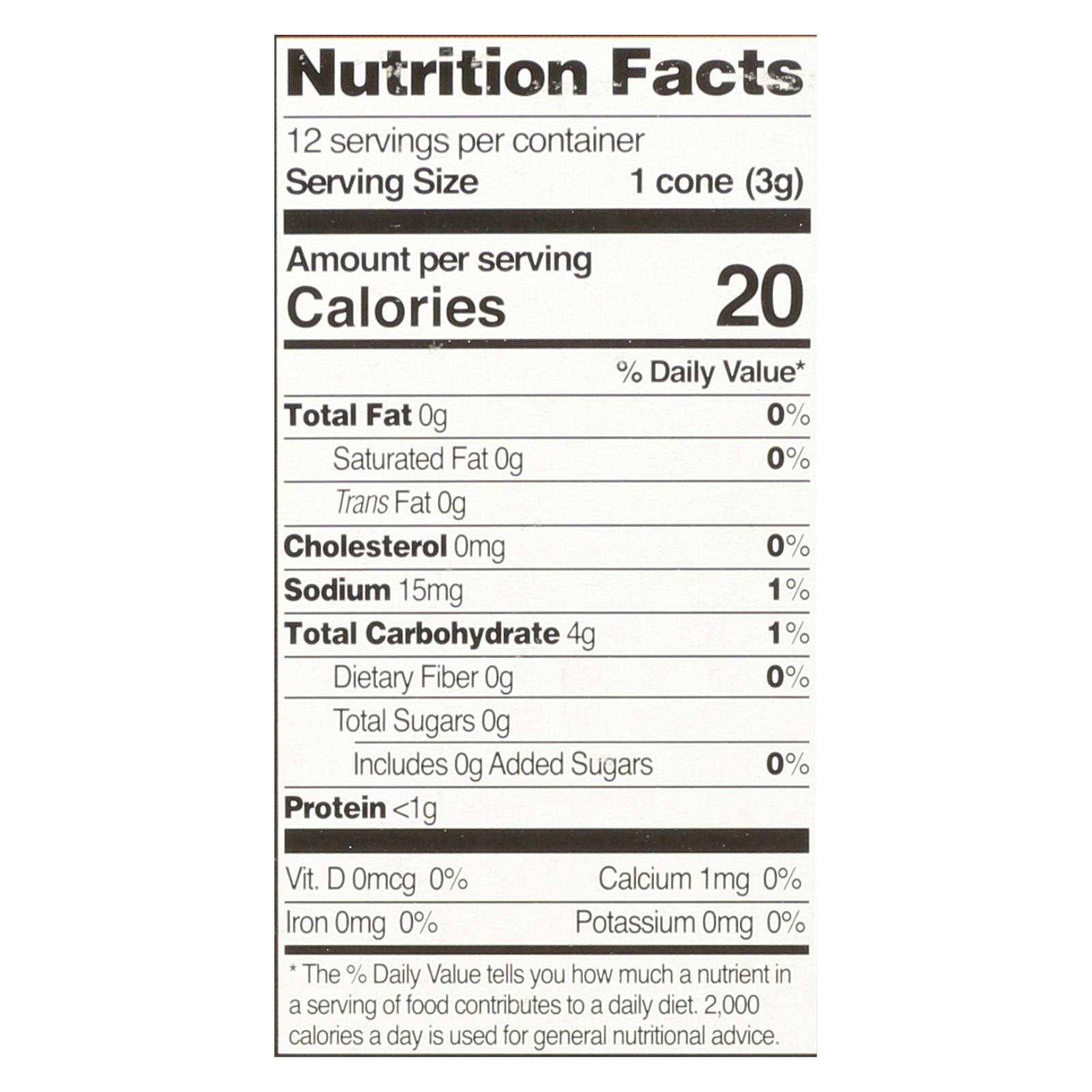 Let's Do Organics Ice Cream Cones, Organic, Case Of 12, 1.2 Oz. - Image 3