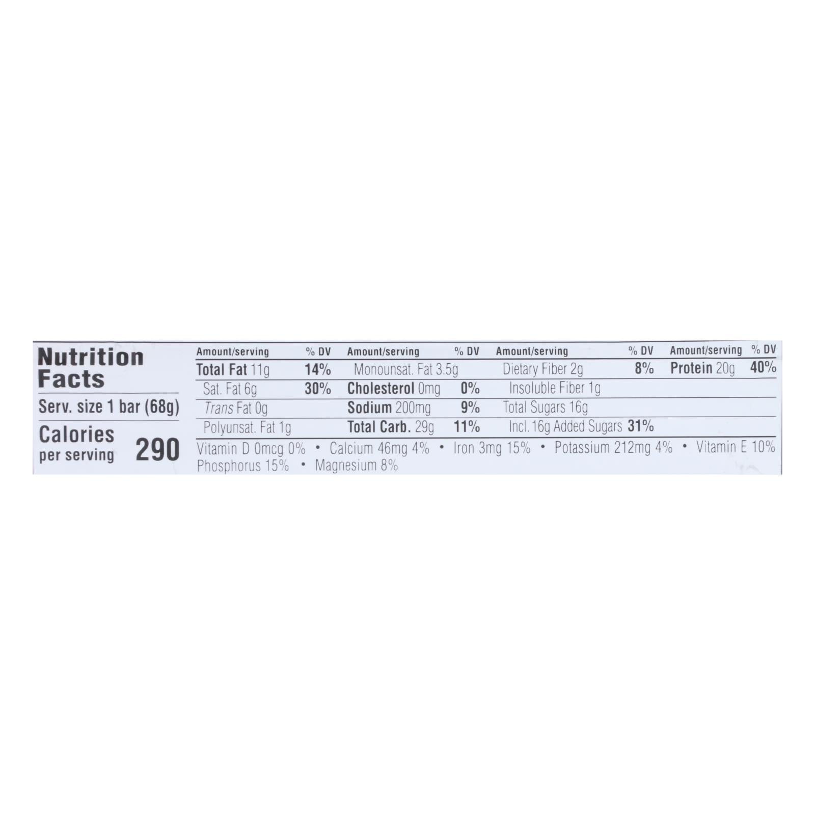 Clif Bar Builder Bar, Vanilla Almond, Case Of 12, 2.4 Oz - Image 2