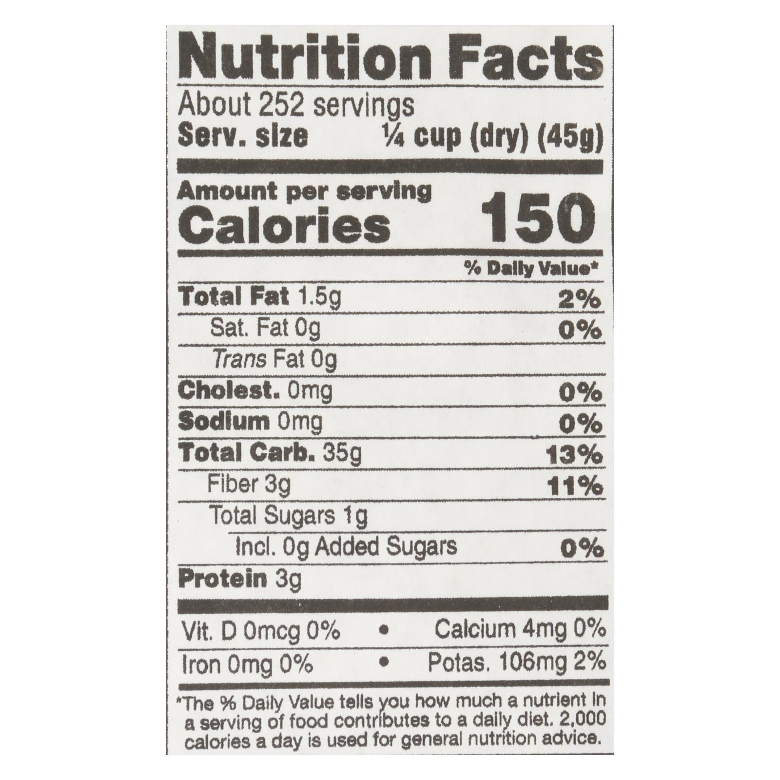 Lundberg Family Farms Brown Short Grain Rice, Case Of 25 Lbs - Image 3