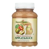 Omena Organics Apple Sauce, Organic, Unsweetend, Case Of 12, 23 Oz