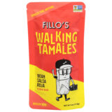 Fillo's - Tamales Bean Salsa Roja - Cs Of 7-4 Oz