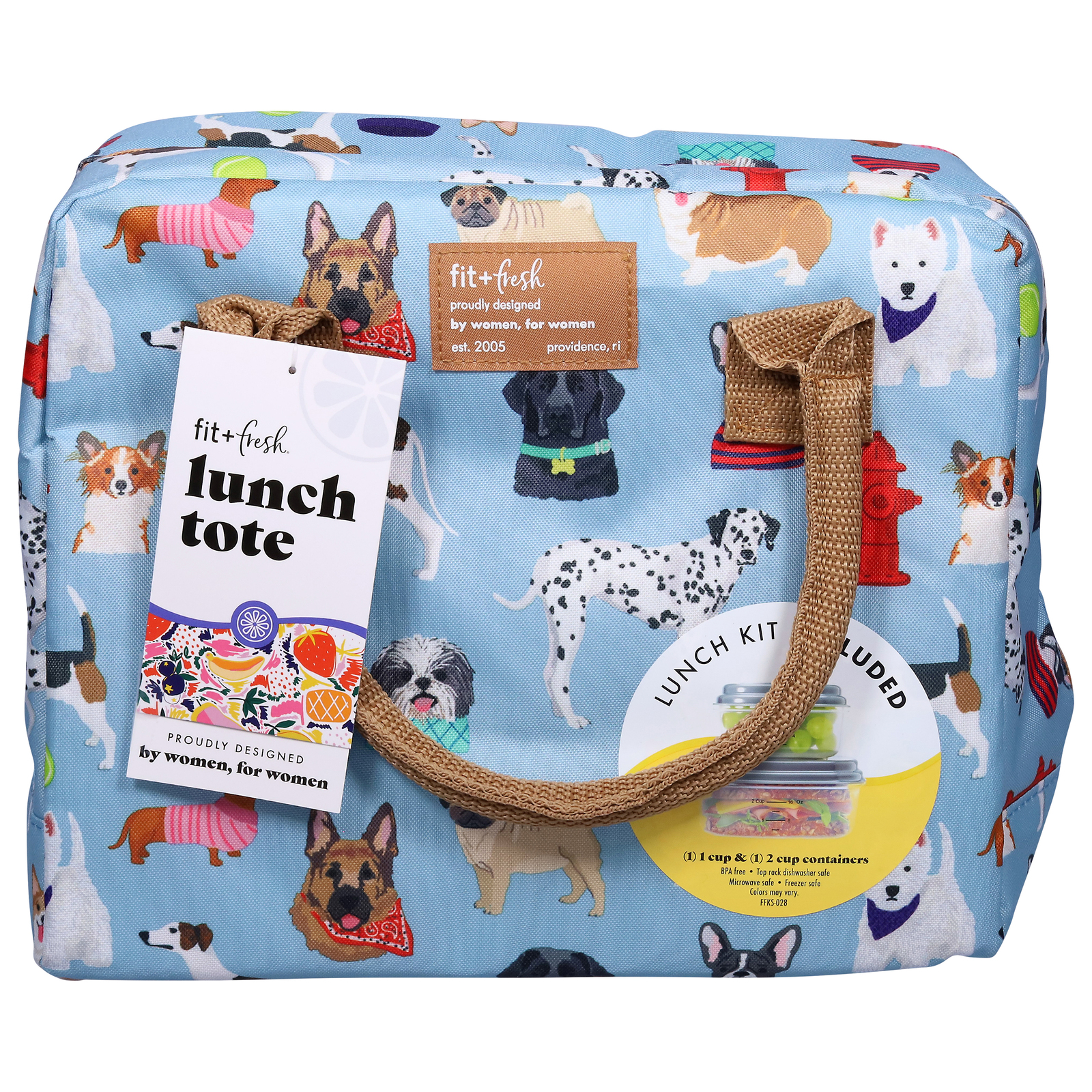Fit & Fresh - Lunch Bag Kit Dog Breeds - Ea Of 1-ct
