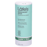 Lafe's Natural Body Care - Deod Cedar Lime Plstc Fr - Ea Of 1-2.25 Oz