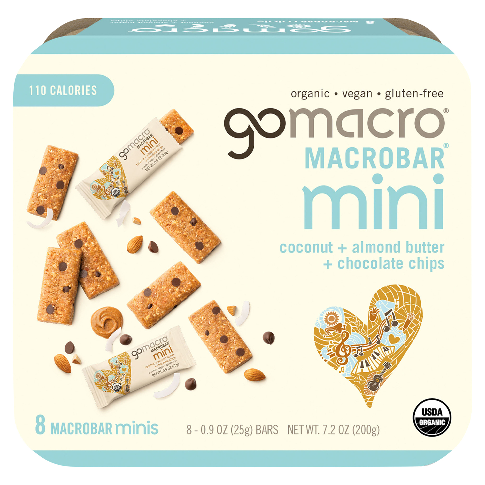 Gomacro - Bar Og2 Mini Cnt Almbt Cc - Cs Of 8-7.2 Oz
