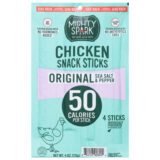 Mighty Spark - Snk Stick Chkn Ssalt Ppr - Cs Of 8-4 Oz