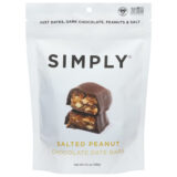 Simply Gum - Date Bars Choc Sltd Pnut - Cs Of 6-4.5 Oz