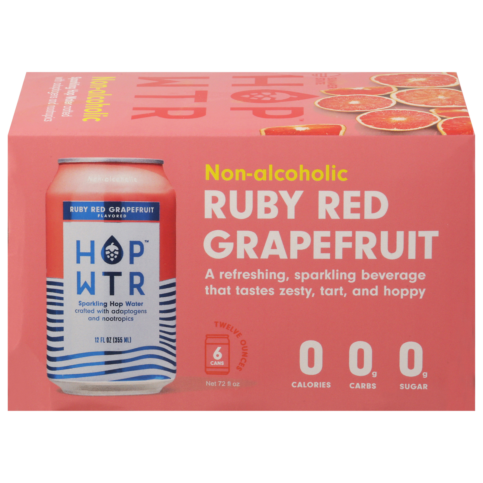 Hop Wtr - Hop Water Spk Grpfrt 6pk - Cs Of 4-6-12 Fz
