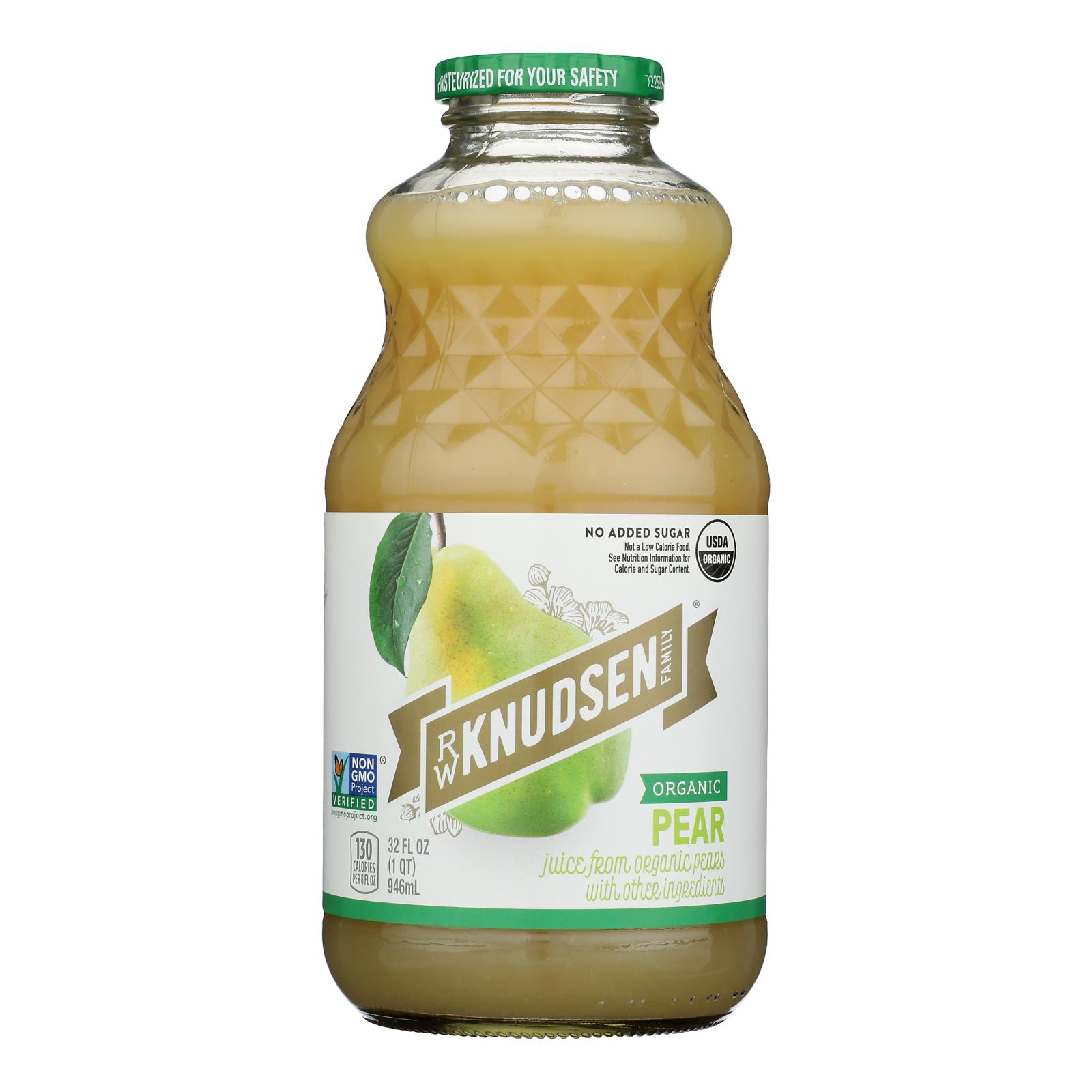 R.w. Knudsen Organic Juice, Pear - Case Of 6 - 32 Fz