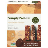 Simply Protein - Protein Bar Pb Chocolate - Cs Of 6-4-1.41 Z