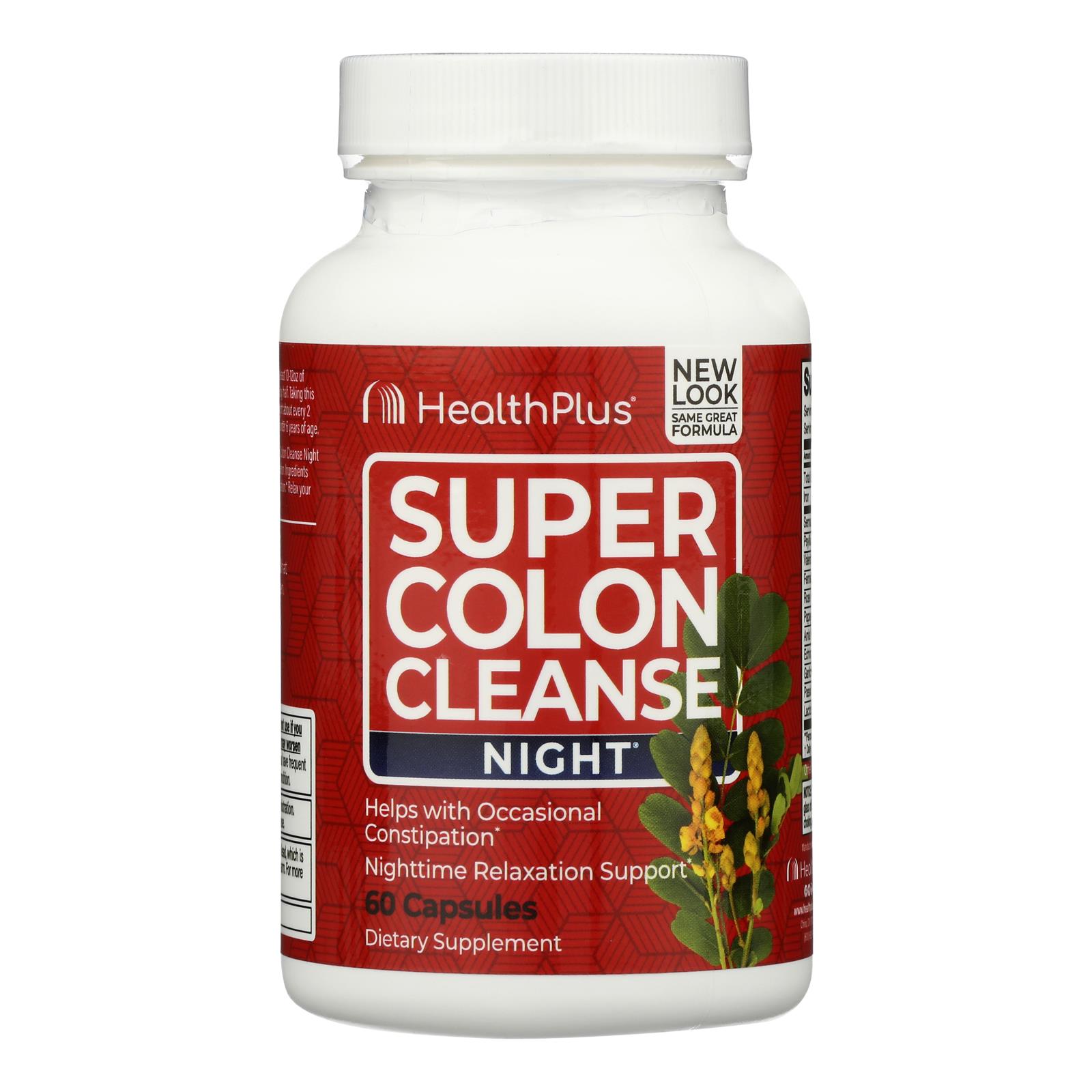 Health Plus - Colon Cleanse Super Night - Ea Of 1-60 Cap