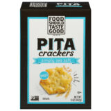Food Should Taste Good - Cracker Pita Bkd Sea Salt - Cs Of 6-5 Oz