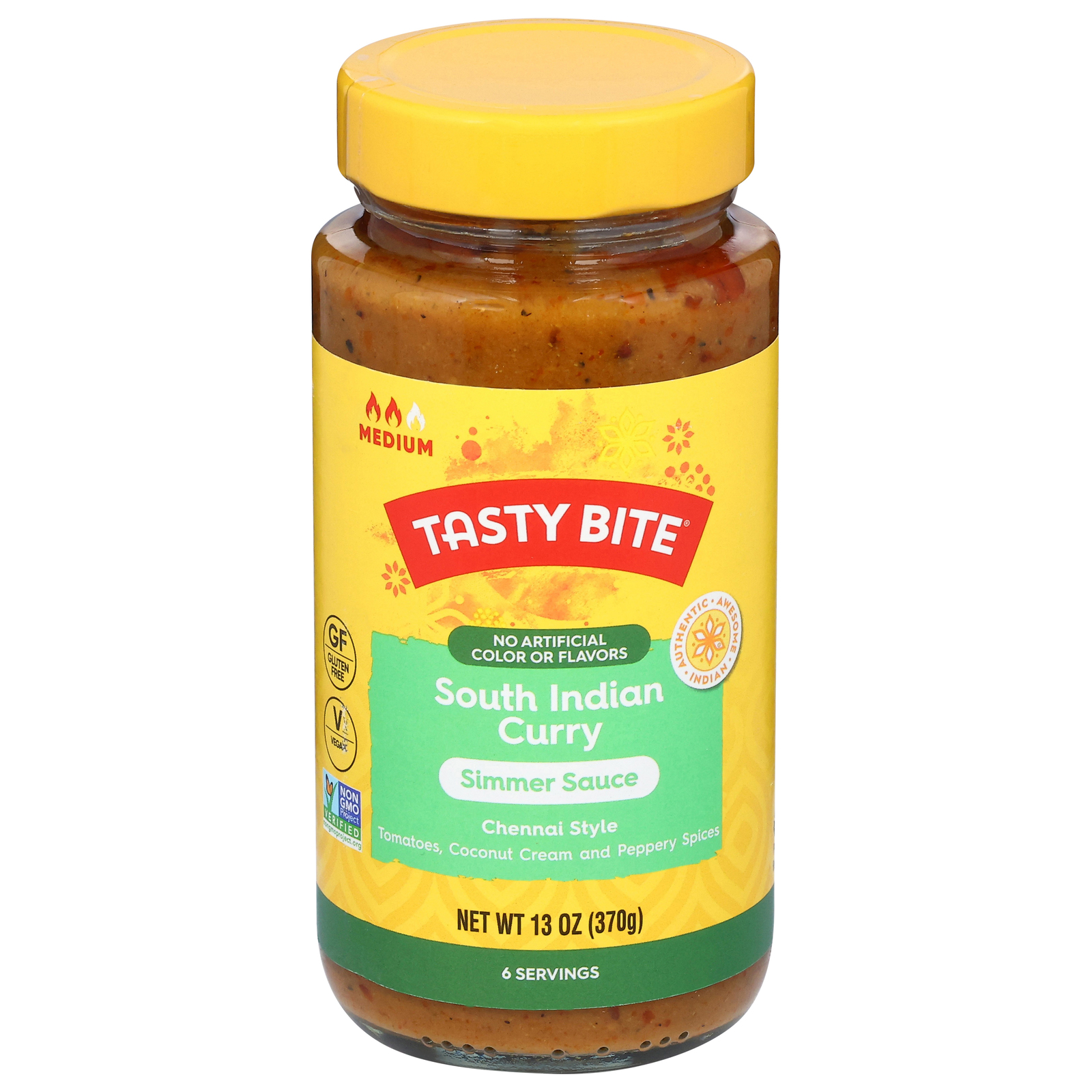 Tasty Bite - Simmer Sce South Indn Cry - Cs Of 6-13 Oz
